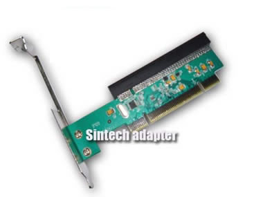 ST8010 PCI 32bits to PCI-E express X16 riser extension card adapter